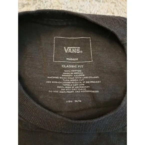 Vans Off The Wall Black Medium Graphic Tee - Picture 4 of 8